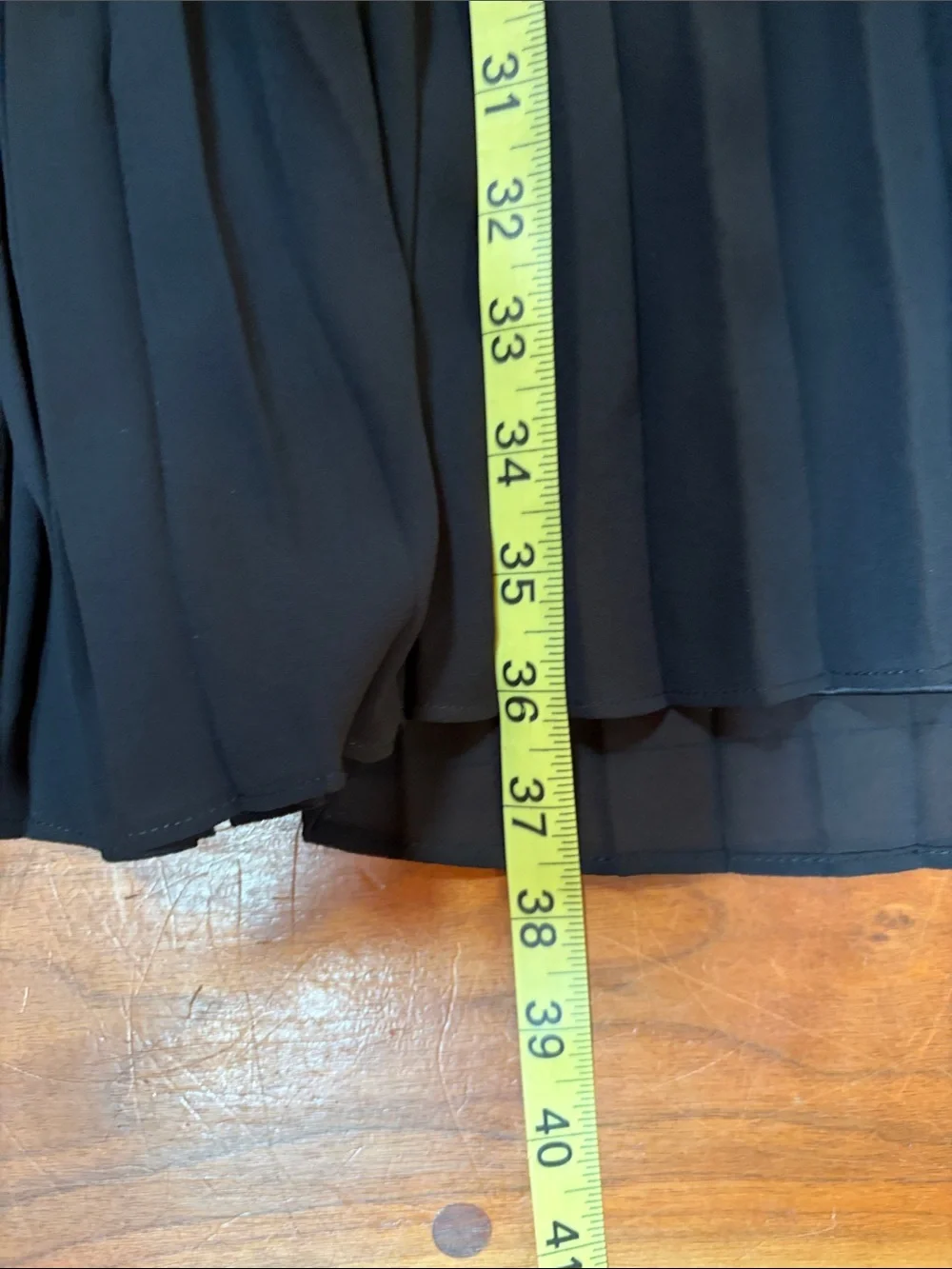 Nine West Black Pleated Tunic Dress